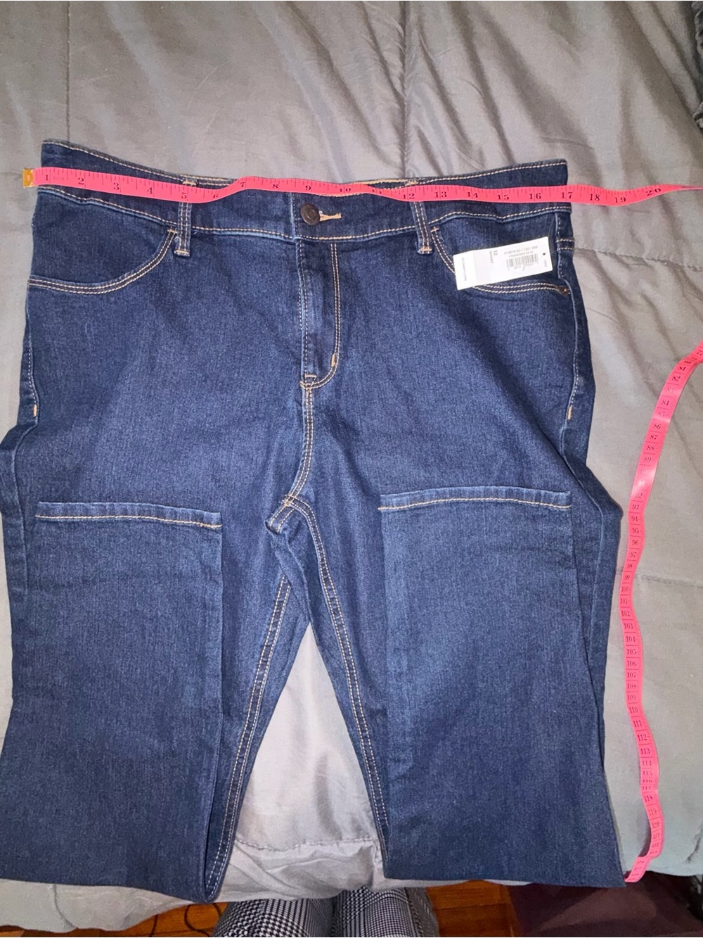 NWT Old Navy Super Skinny Dark Wash Jeans Size 12 Short - Picture 5 of 9